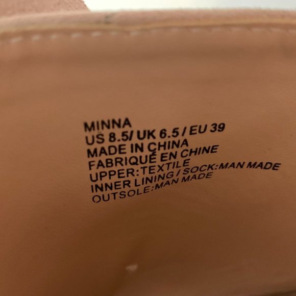 JustFab Blush Pink Minna Heeled Mule - Picture 4 of 10